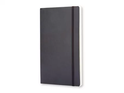 Записная книжка Moleskine Classic Soft (нелинованный), Large (13х21см), черный