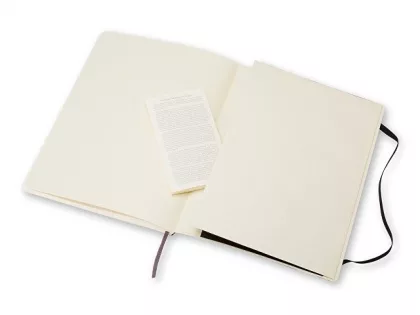 Записная книжка Moleskine Classic Soft (в линейку), ХLarge (19х25 см), черный, фото 4