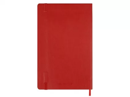 Записная книжка Moleskine Classic Soft (в линейку), Large (13х21см), красный, фото 5