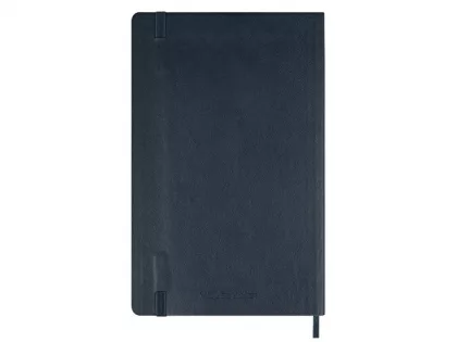 Записная книжка Moleskine Classic Soft (в линейку), Large (13х21см), сапфировый синий, фото 5