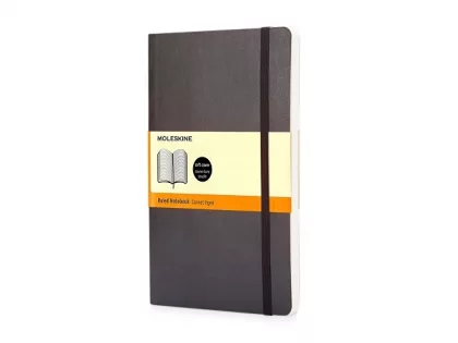 Записная книжка Moleskine Classic Soft (в линейку), Pocket (9х14 см), черный, фото 1