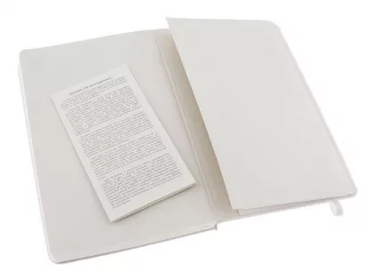 Записная книжка Moleskine Classic (в линейку) в твердой обложке, Large (13х21см), белый, фото 4