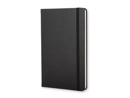 Записная книжка Moleskine Classic (в линейку) в твердой обложке, Large (13х21см), черный, фото 4
