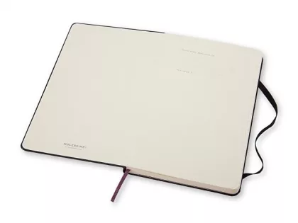 Записная книжка Moleskine Classic (в линейку) в твердой обложке, Large (13х21см), черный, фото 2