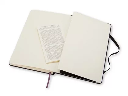 Записная книжка Moleskine Classic (в линейку) в твердой обложке, Pocket (9x14см), черный, фото 4