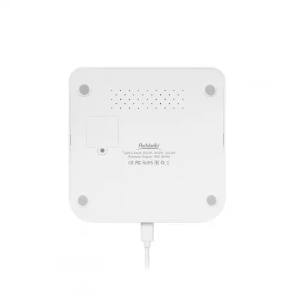 Зарядная станция с часами 15W Ригель (Rigel), белая, фото 4