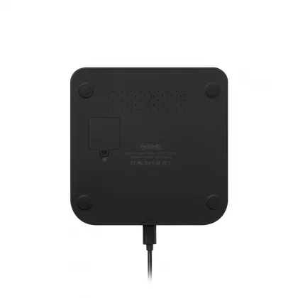Зарядная станция с часами 15W Ригель (Rigel), черная, фото 4