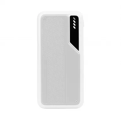 Зарядное устройство "Connect" 10000 mAh со встроенными Type-C/Lightning кабелями, белый с серым, фото 5