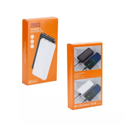 Зарядное устройство "Twenty Matt" 20000 mAh, черный, фото 5