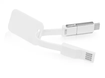 Зарядный кабель 3-в-1 "Charge-it", белый, фото 3