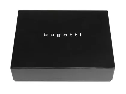 Зажим для денег BUGATTI КОМЕТА | COMET, с защитой данных RFID, черный, натуральная воловья кожа, 11х0,5х8,5 см, фото 6