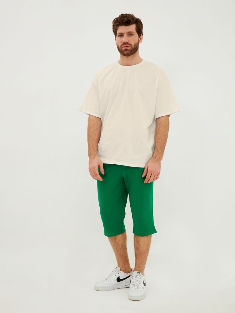 Футболка Oversize Premium, молочно-белая, фото 4