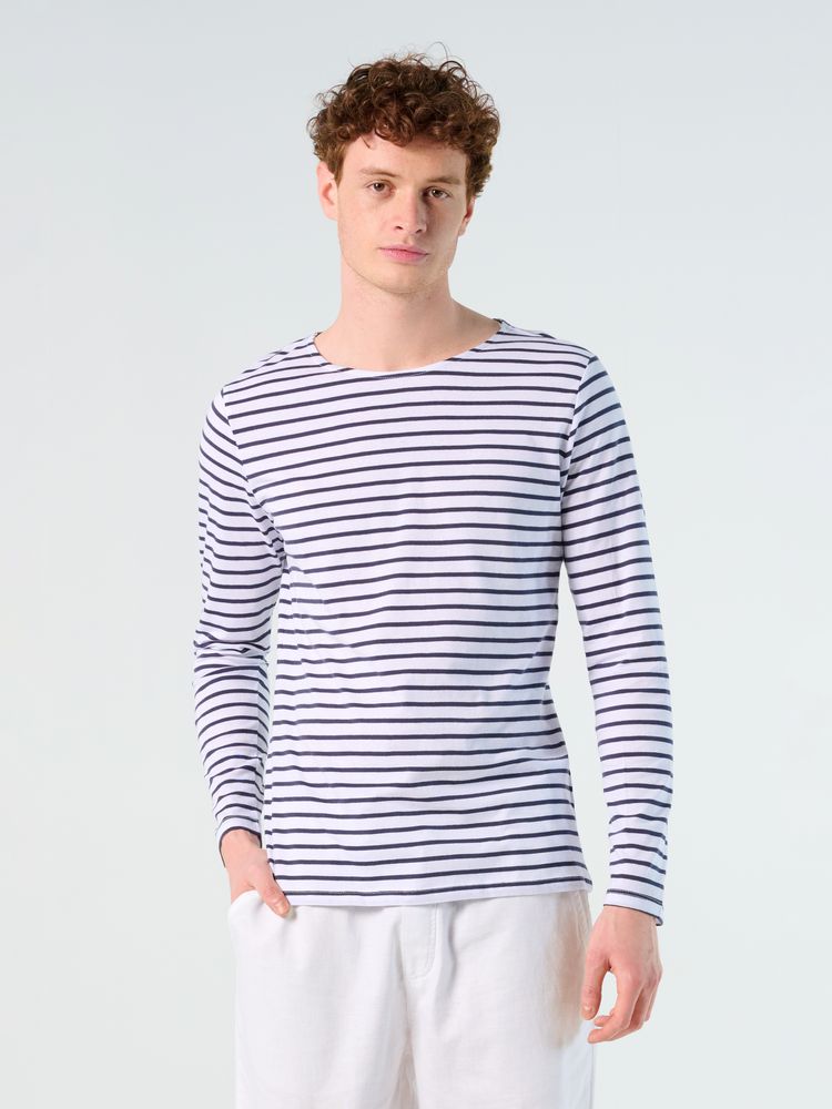 Футболка мужская Marine Men, белая с красным, фото 4