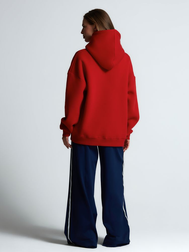 Худи Kulonga Oversize, красное, фото 9