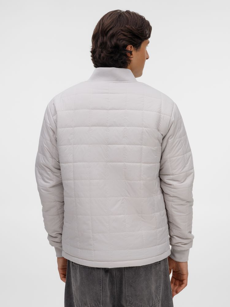 Куртка унисекс Warmbridge, светло-серая, фото 10