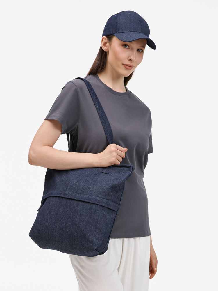 Бейсболка Denimate, темно-синяя, фото 11