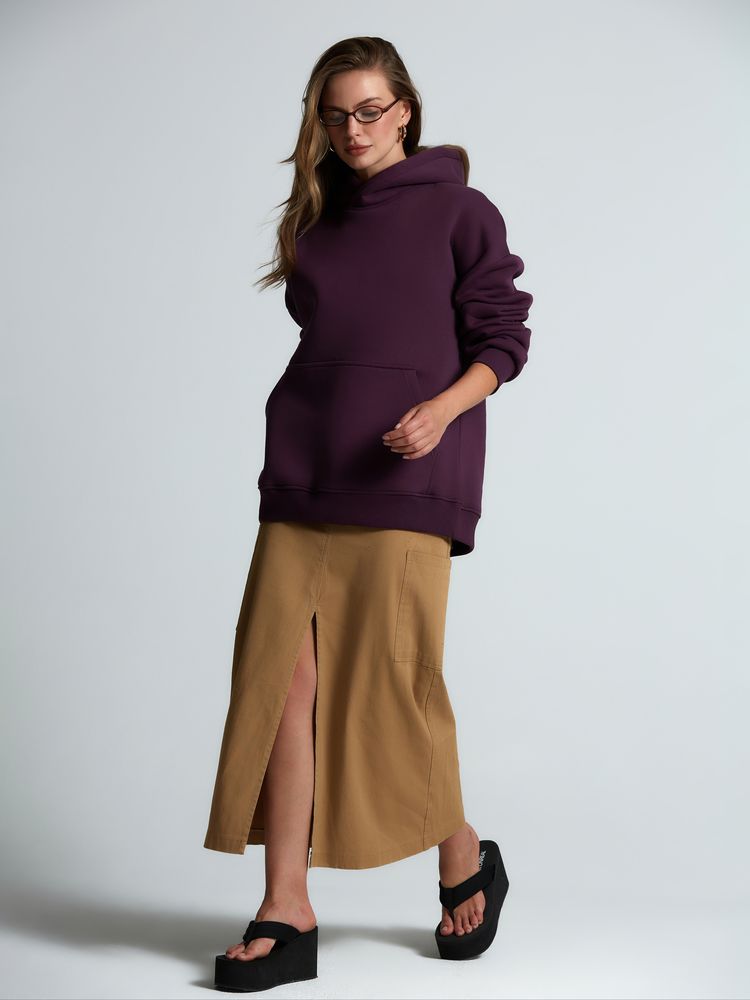 Худи Kulonga Oversize, фиолетовое, фото 7