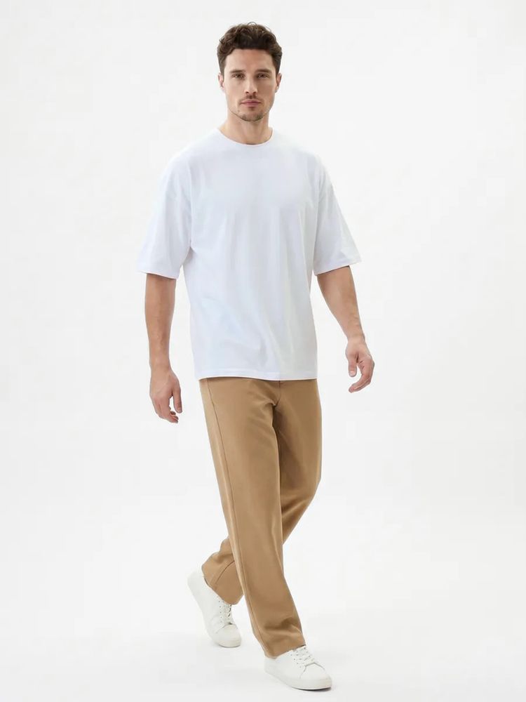 Футболка Oversize Premium 210, белая, фото 5
