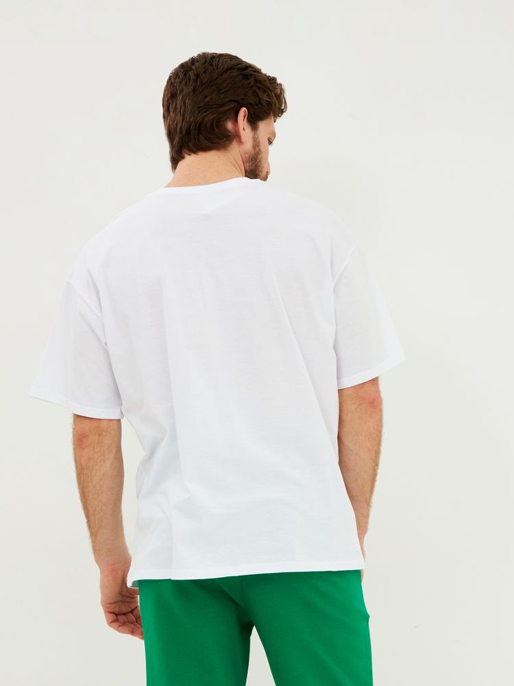 Футболка Oversize Premium, белая, фото 6