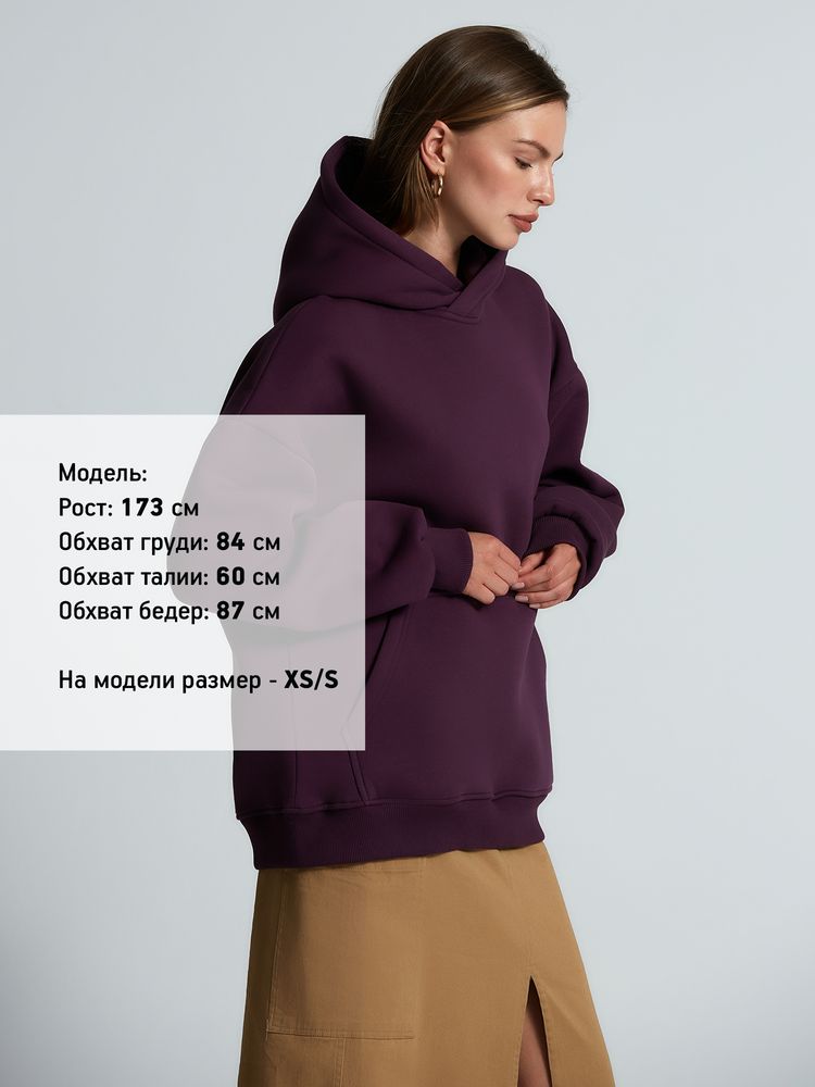 Худи Kulonga Oversize, фиолетовое, фото 5