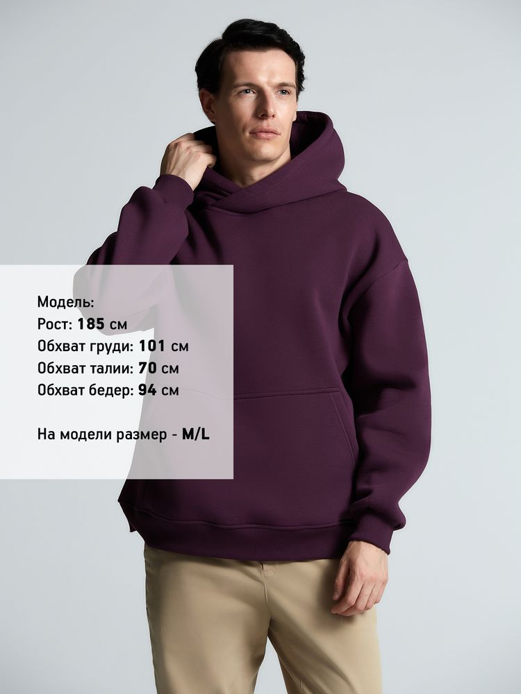 Худи Kulonga Oversize, фиолетовое, фото 10
