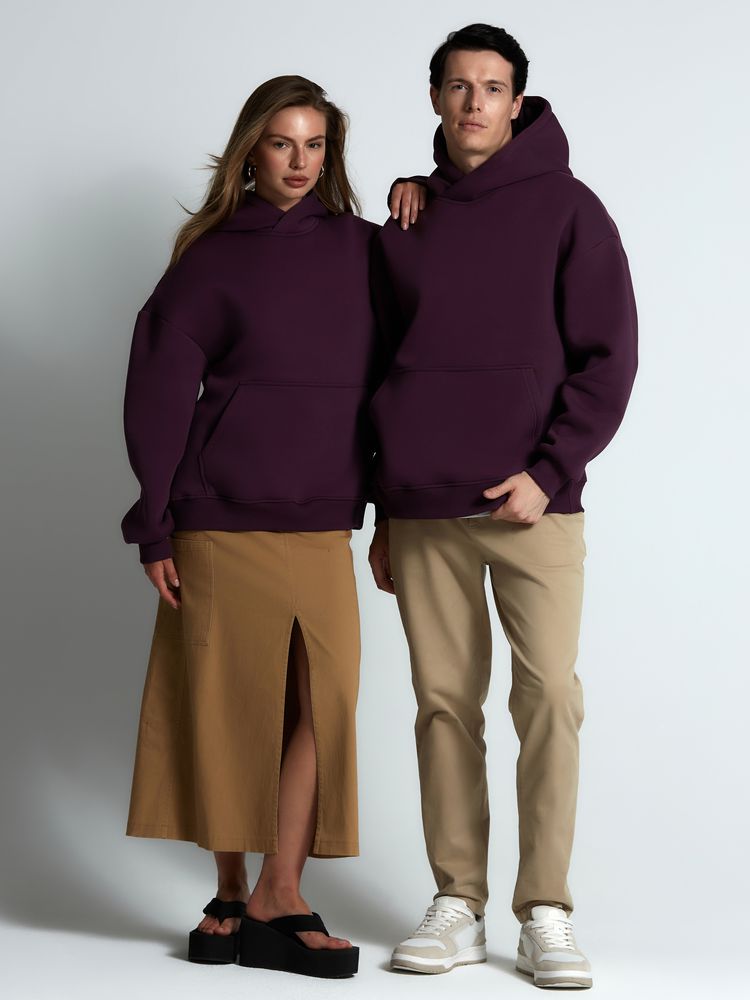 Худи Kulonga Oversize, фиолетовое, фото 15