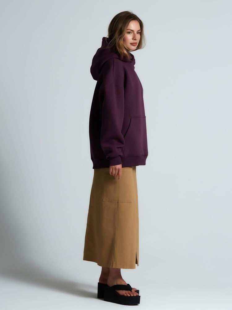 Худи Kulonga Oversize, фиолетовое, фото 8