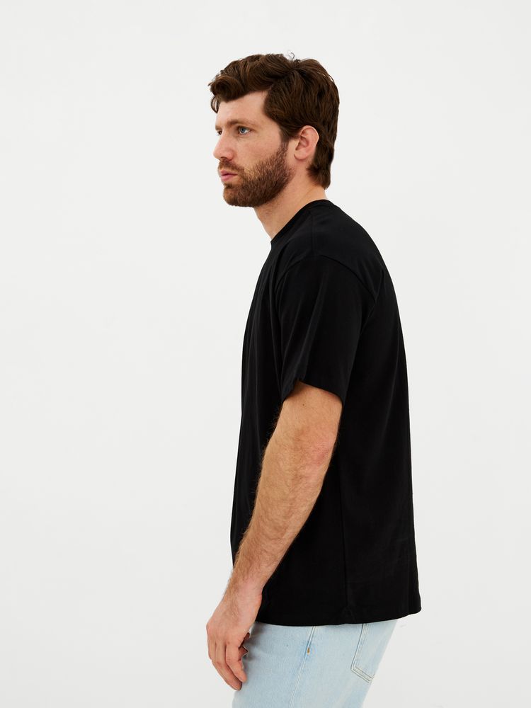 Футболка Oversize Premium, черная, фото 2