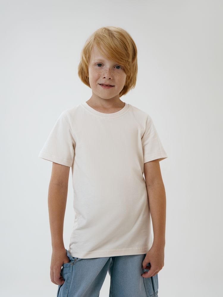 Футболка детская T-Bolka Kids, молочно-белая, фото 6