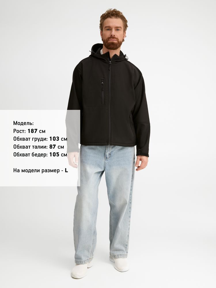 Куртка мужская с капюшоном Replay Men 340, черная, фото 8