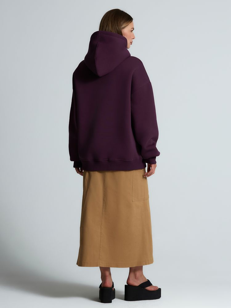 Худи Kulonga Oversize, фиолетовое, фото 9