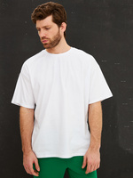 Футболка Oversize Premium, белая, фото 1