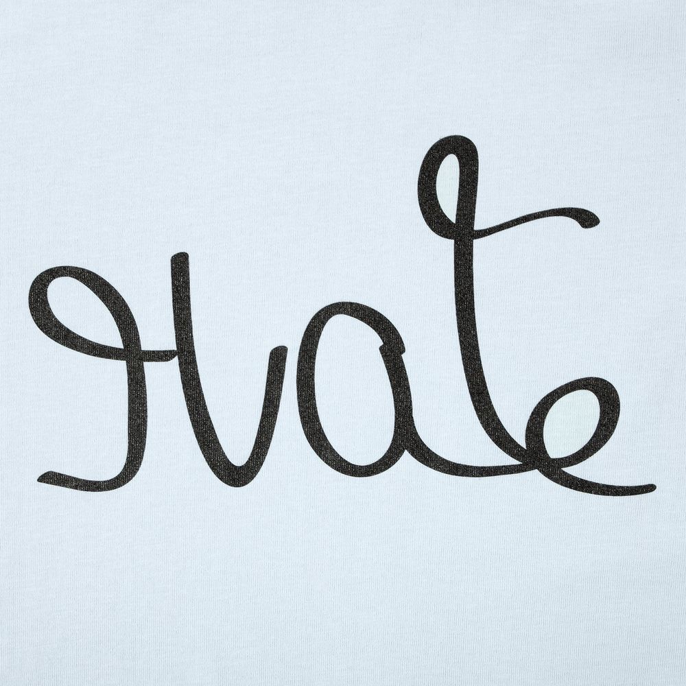 Футболка женская Hate-Love, голубая, фото 5