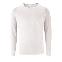 Футболка с длинным рукавом Sporty LSL Men, белая, фото 1