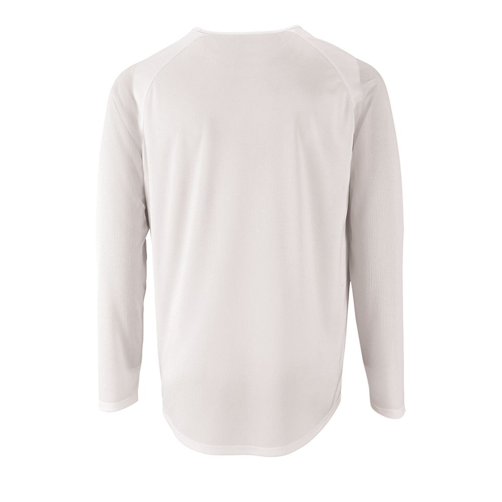 Футболка с длинным рукавом Sporty LSL Men, белая, фото 2