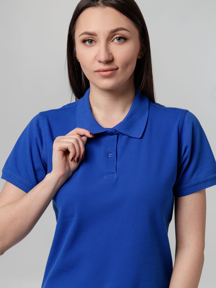 Рубашка поло женская Virma Stretch Lady, ярко-синяя, фото 8