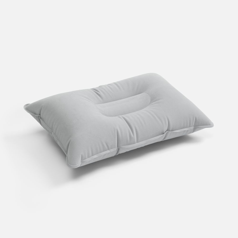 Надувная подушка Pillowish, серая, фото 2