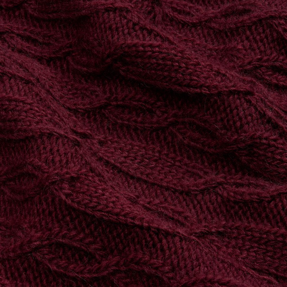 Плед Knitline, темно-красный (бордовый), фото 4