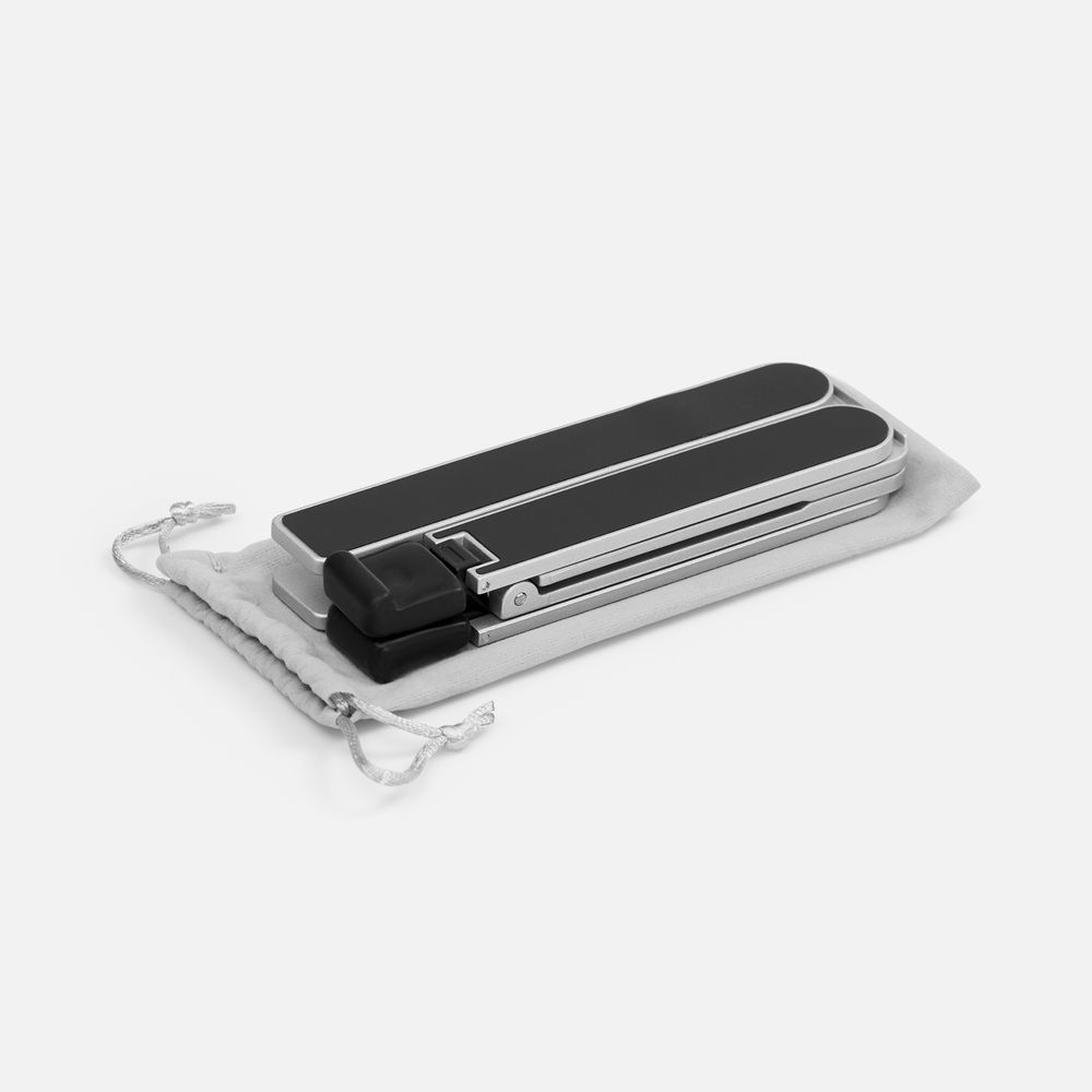 Подставка для ноутбука и планшета Scaffold Compact, серебристый металлик, фото 4