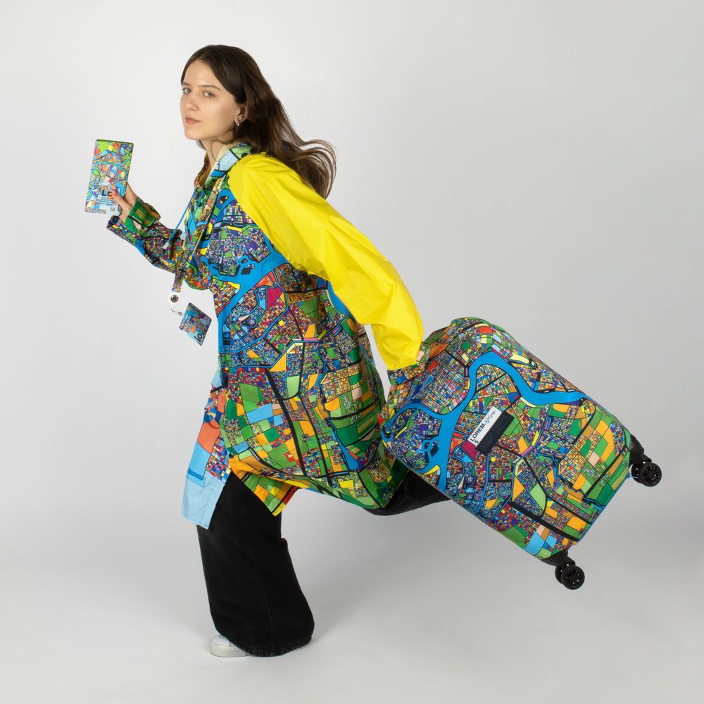 Дождевик классический RainCoat на заказ, разноцветный, единый размер, фото 8
