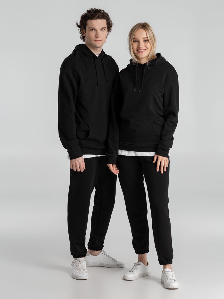 Толстовка с капюшоном унисекс Hoodie, черная, фото 14