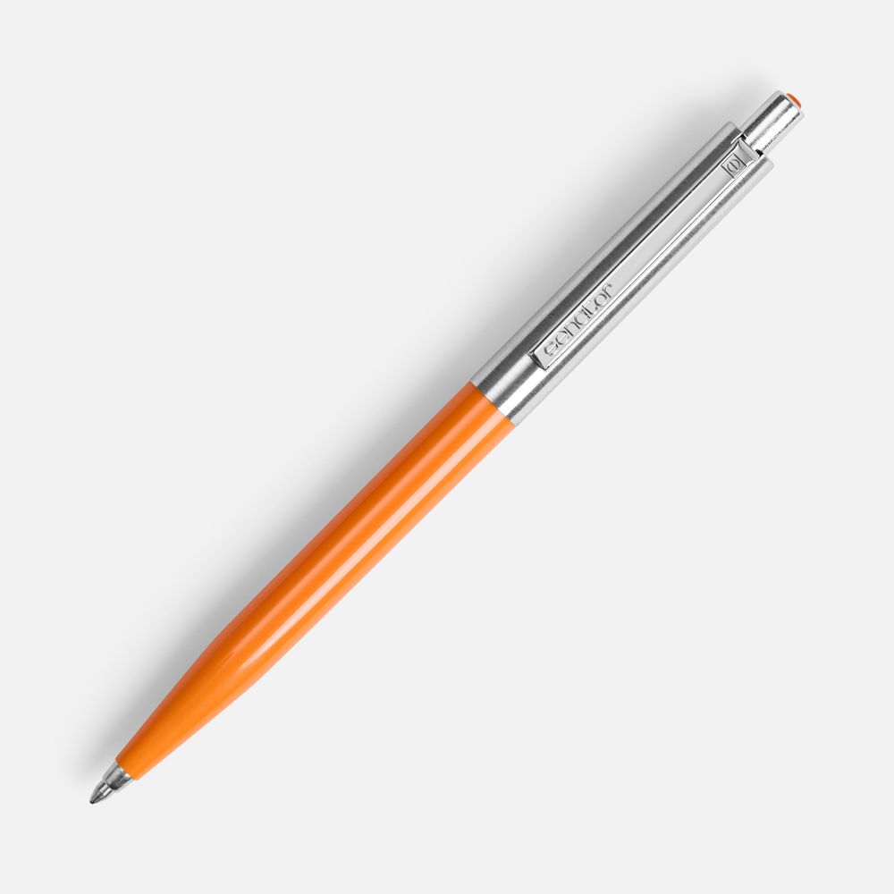 Ручка шариковая Senator Point Metal, ver.2, оранжевая, фото 2