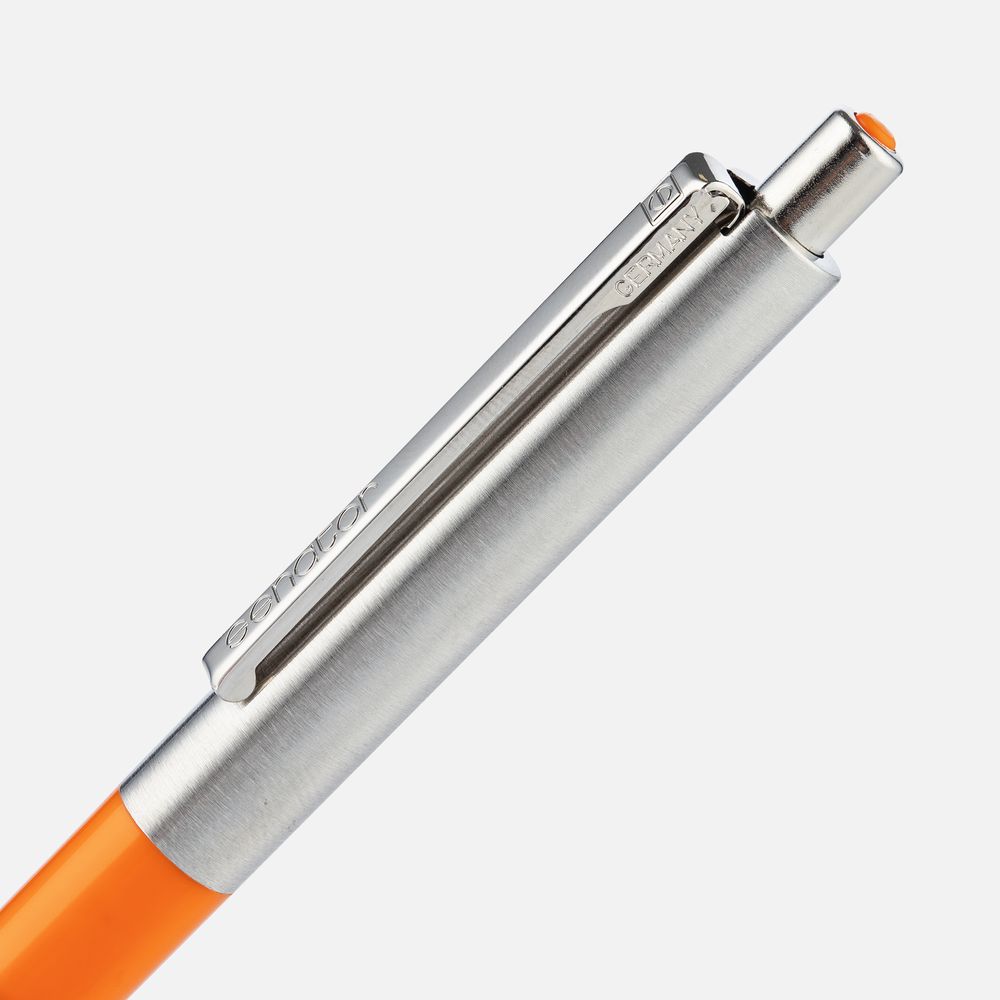 Ручка шариковая Senator Point Metal, ver.2, оранжевая, фото 3