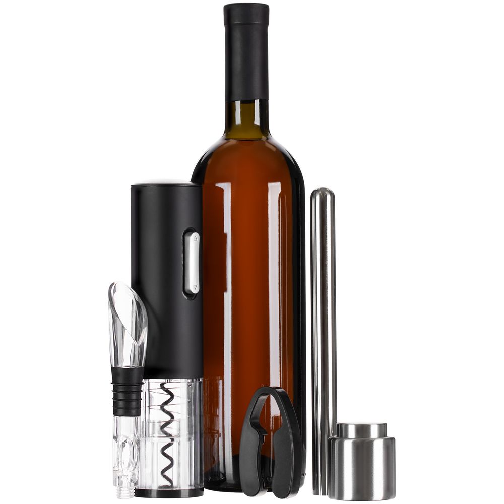 Винный набор Wine Diesel, черный, фото 4