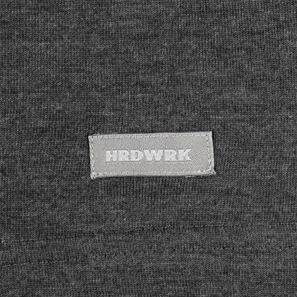 Футболка унисекс Firm Wear, черный меланж, фото 5