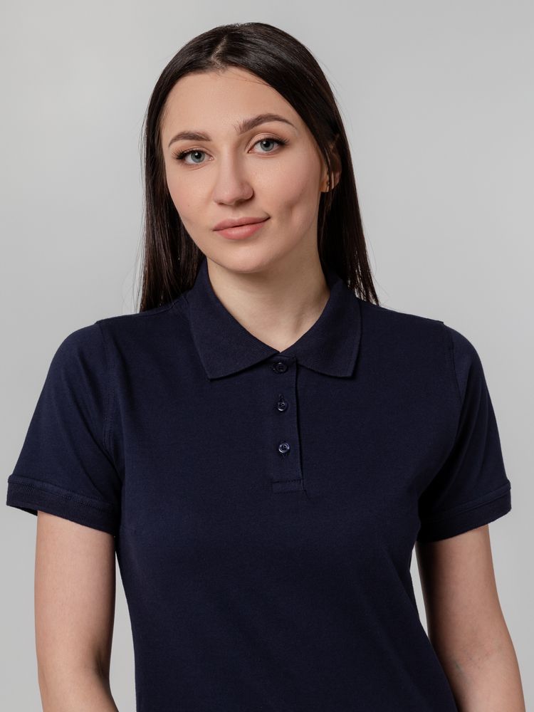 Рубашка поло женская Virma Stretch Lady, темно-синяя, фото 8