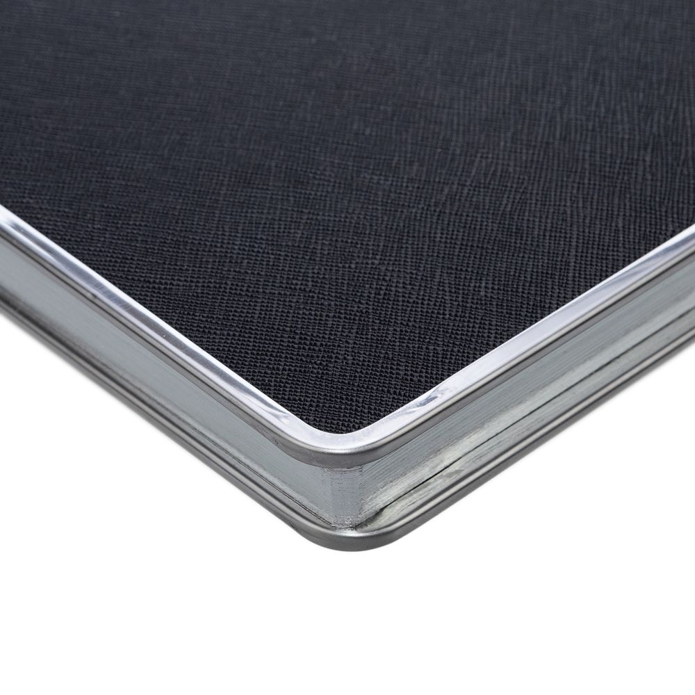Ежедневник Frame Metal, недатированный, черный, фото 5