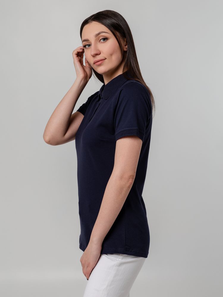 Рубашка поло женская Virma Stretch Lady, темно-синяя, фото 7