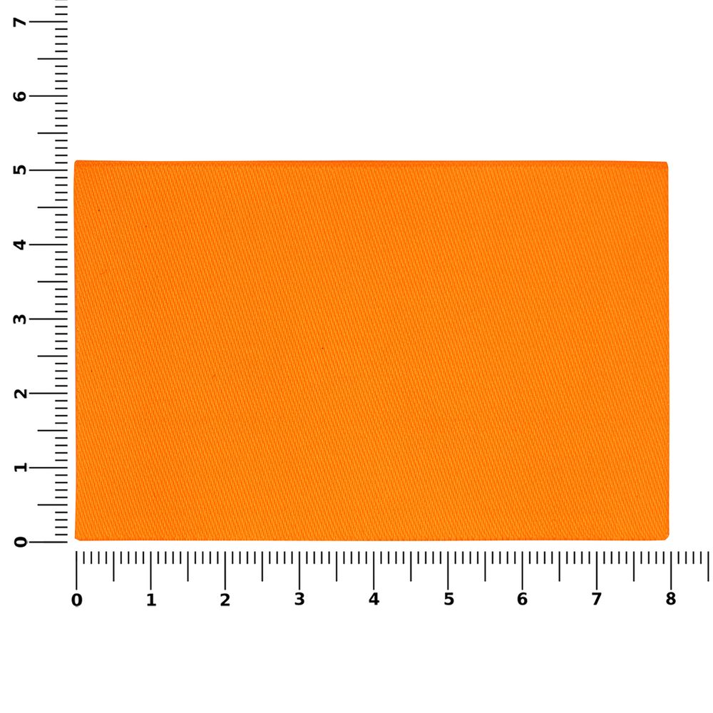 Лейбл тканевый Epsilon, XL, оранжевый неон, фото 3