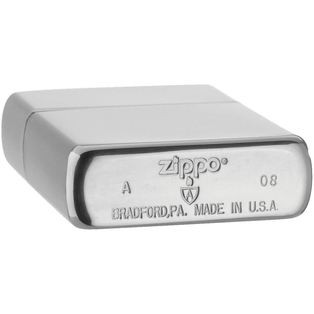 Зажигалка Zippo Armor Brushed, матовая серебристая, фото 3